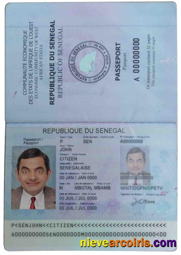 Senegal passport
